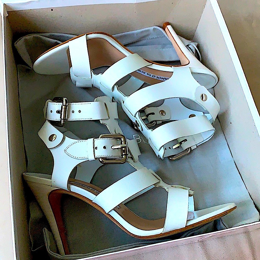 MANOLO BLAHNIK Buckle Sandals